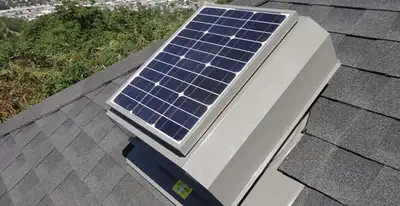 attic fan installation services with energy-efficient roof-mounted ventilation system in Orlando, FL