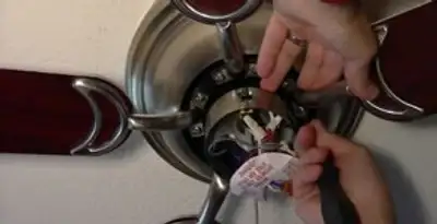 Ceiling fan installation with electrical wiring and mounting by professional electrician in Orlando, FL