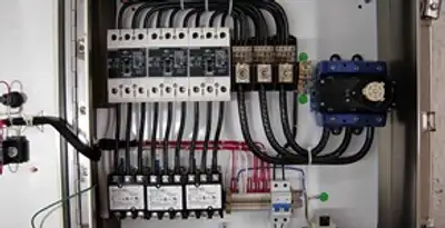 Electrical panel installation with organized circuit breakers and wiring in Orlando, FL