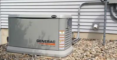 generator installation service featuring outdoor standby generator setup by licensed electricians in Orlando, FL