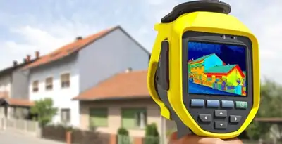 home energy audit service performing exterior thermal inspection to identify energy loss in Orlando, FL
