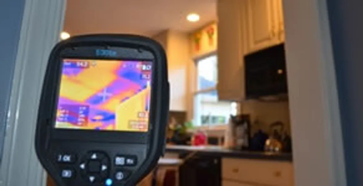 home energy audit service using thermal imaging to evaluate electrical efficiency inside a home in Orlando, FL