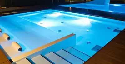 pool light installation and repair services providing modern illuminated pool lighting in Orlando, FL