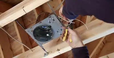 Professional recessed lighting installation with electrical wiring by licensed electricians in Orlando, FL