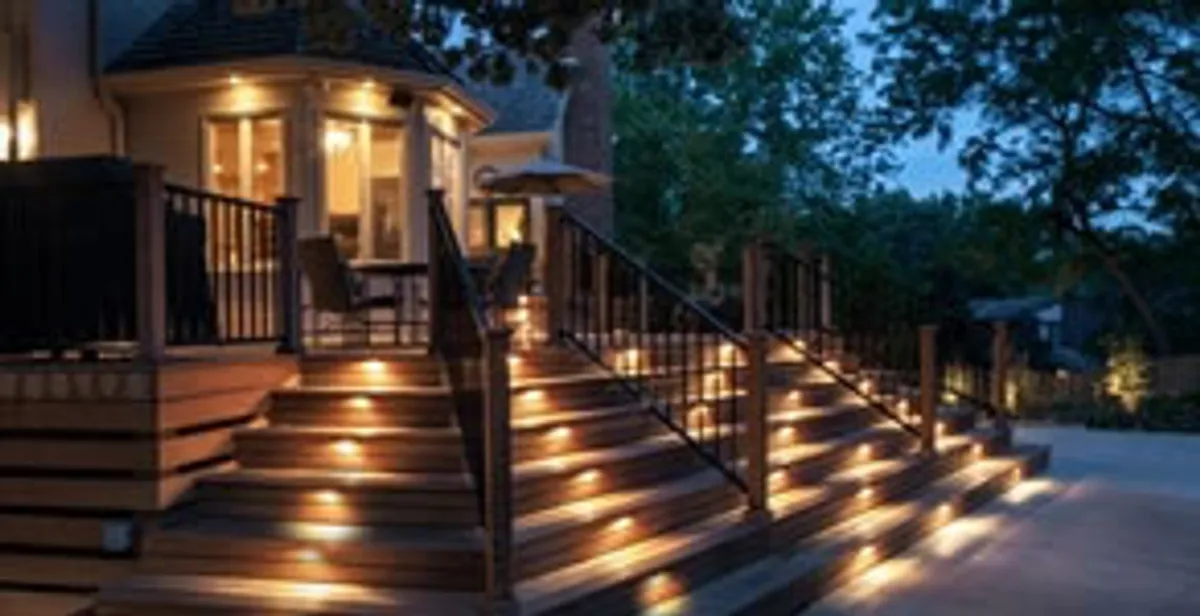Residential electrician installing outdoor lighting for home safety in Orlando, FL