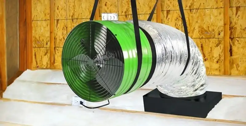whole house fan installation services with professionally mounted ventilation fan system in Orlando, FL